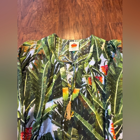 FARM Rio Blue Amazonia Forest Mini Dress - Picture 5 of 5